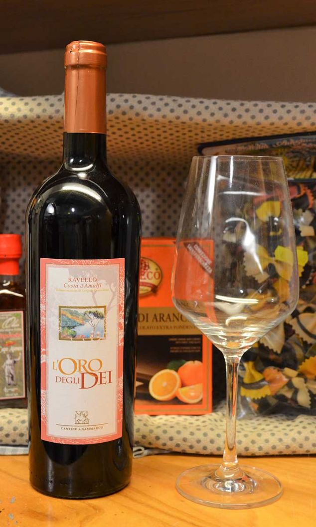 Cantine A. Sammarco Vini rossi Ravello Costa d'Amalfi