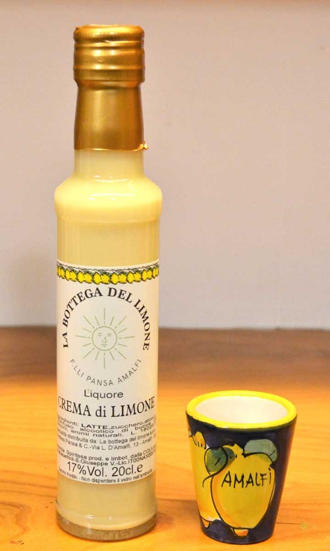 Vendita crema di limone Amalfi